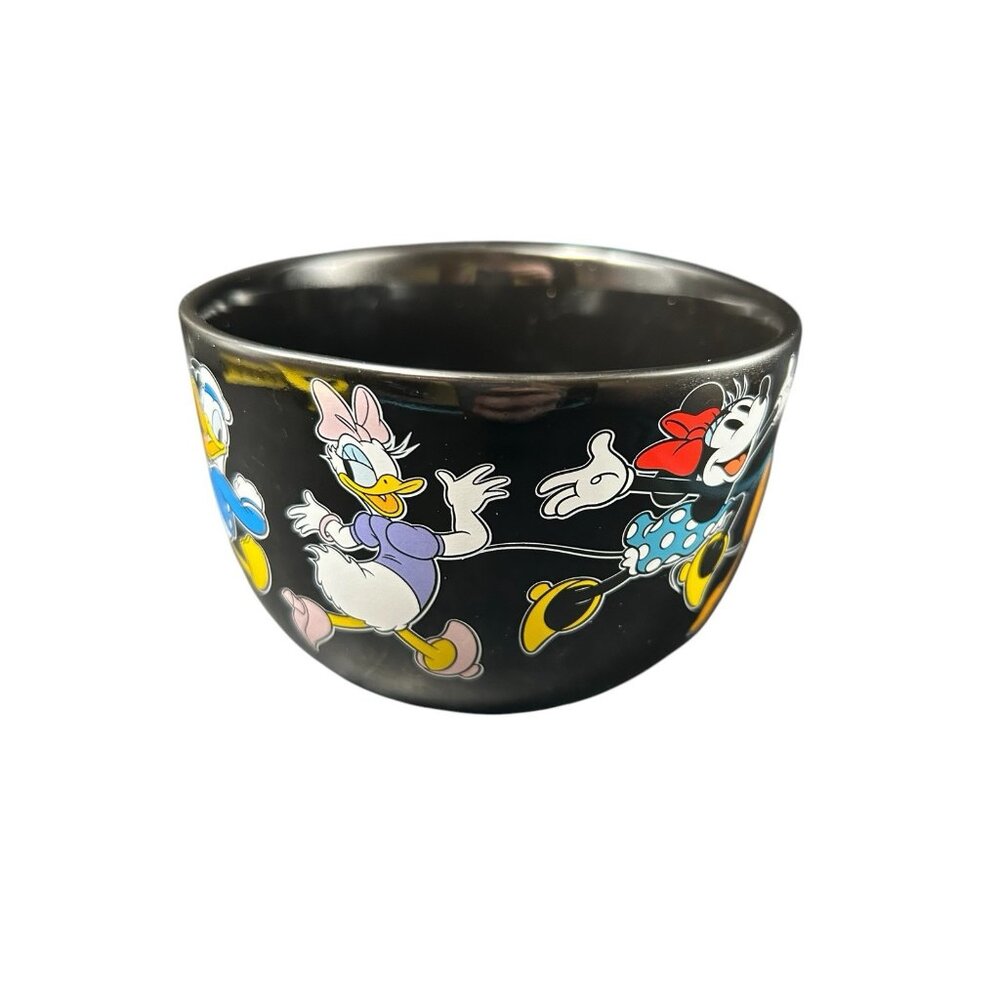 Disney Characters Black Oversized Coffee Soup Mug Zrike Brands 14 oz EUC Mickey